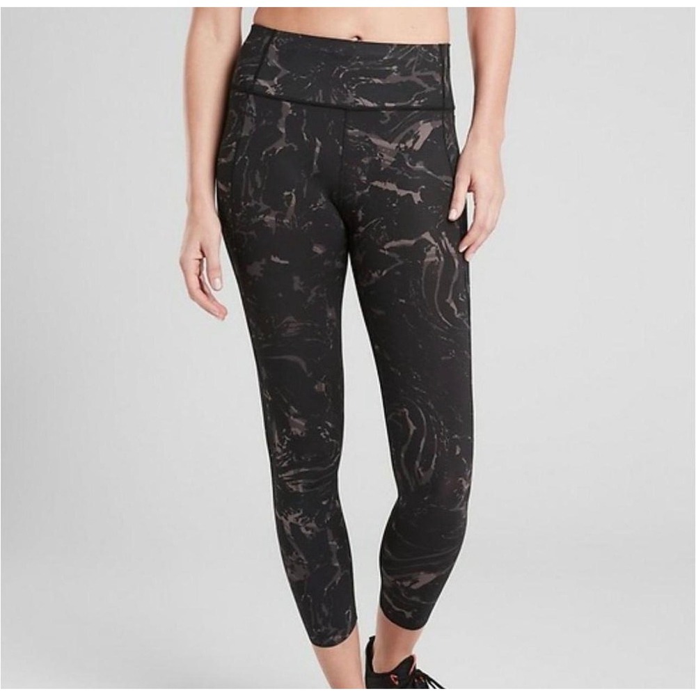 Athleta Marble Velocity 7/8 Leggings